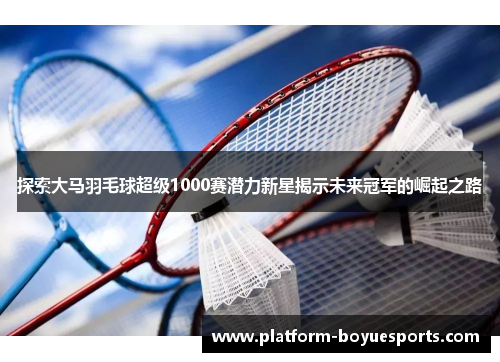探索大马羽毛球超级1000赛潜力新星揭示未来冠军的崛起之路
